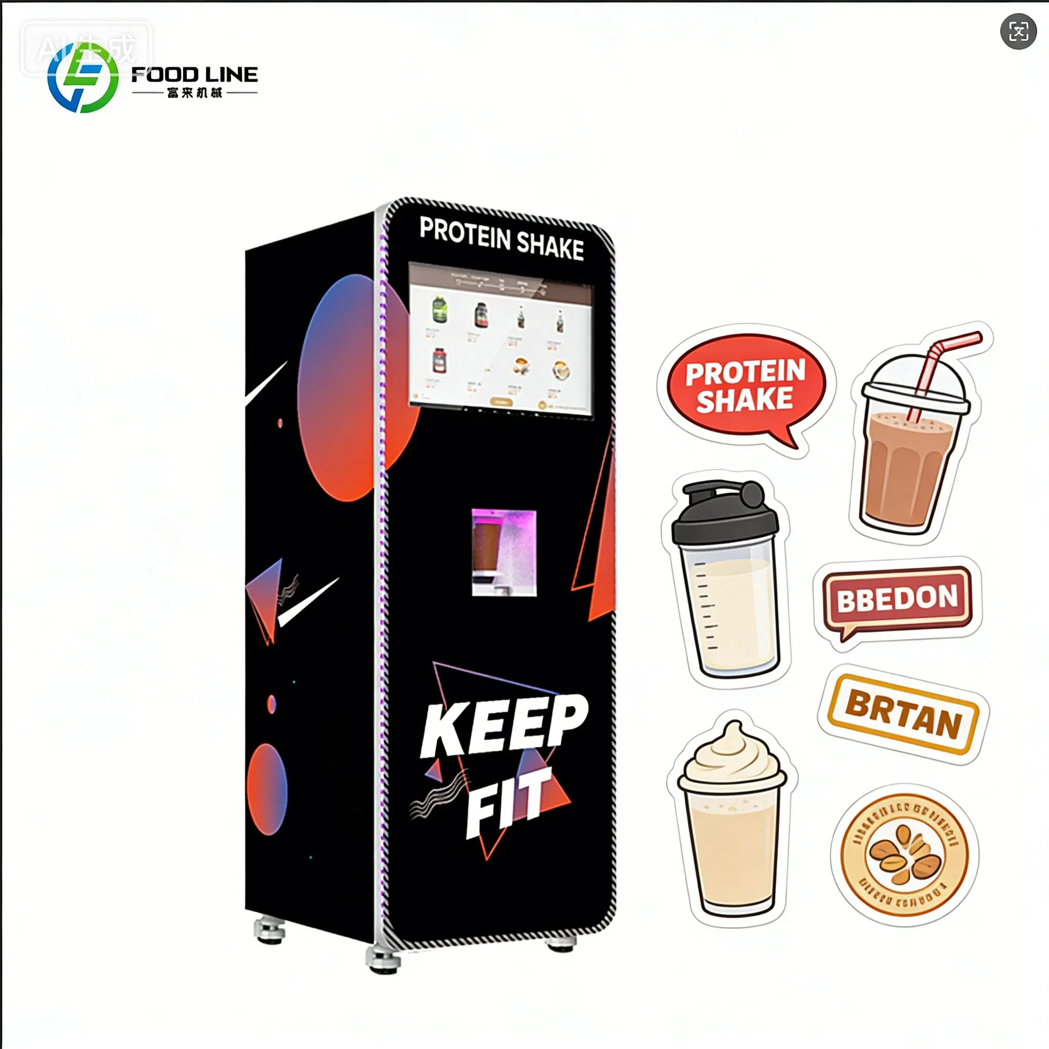 Nutrition For Fitness - Nutritional Vending Machine Fully Automatic Protein