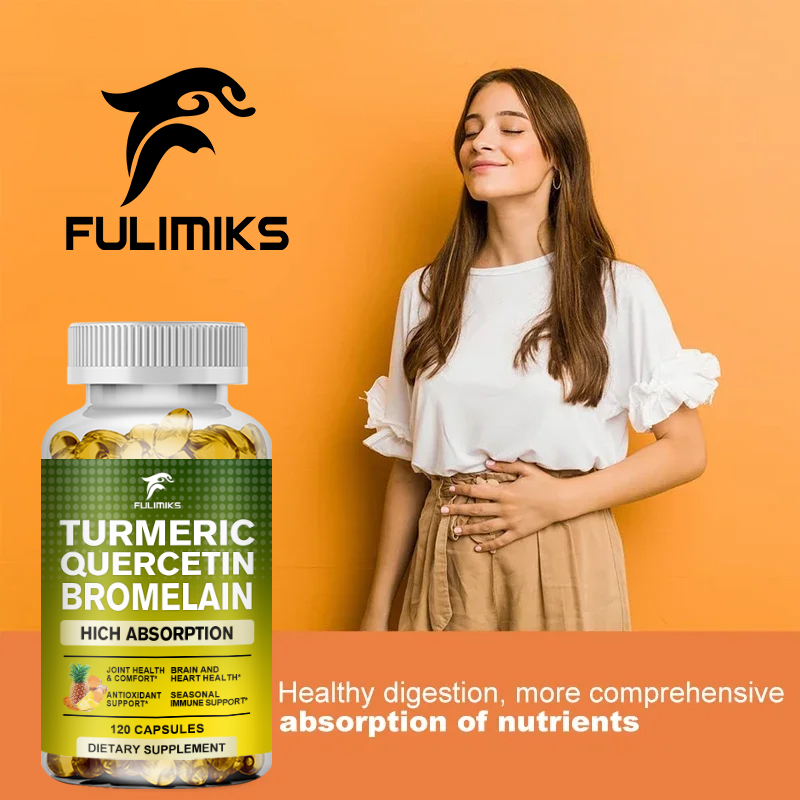 Turmeric Quercetin Bromelain C - đánh giá và giá Turmeric Curcumin Capsule
