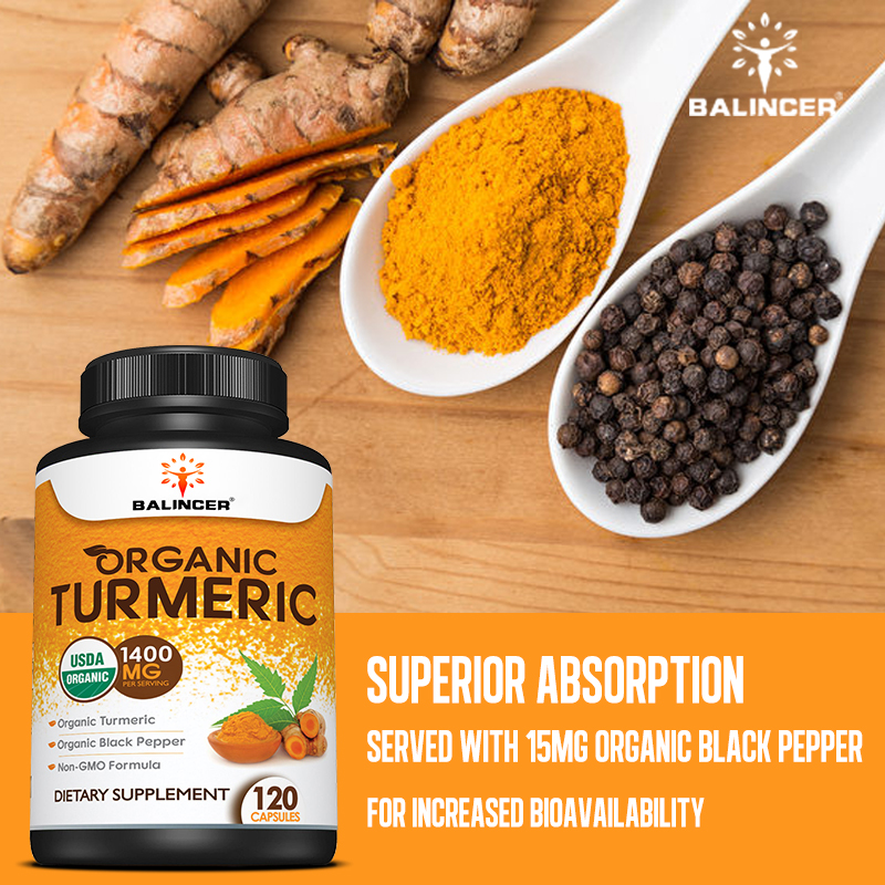 Organic Turmeric with Black Pe - đánh giá và giá Turmeric Curcumin Capsule